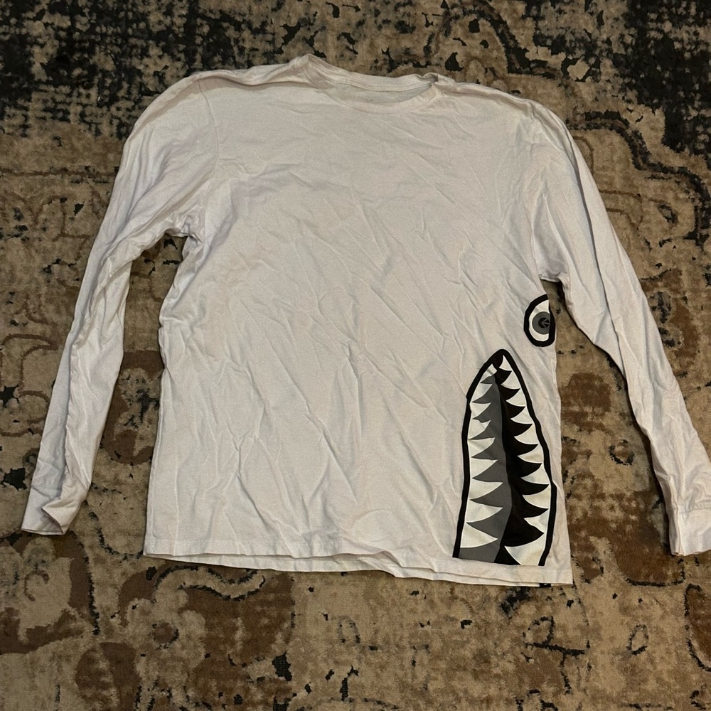Ethika White Shark Graphic Long Sleeve Shirt